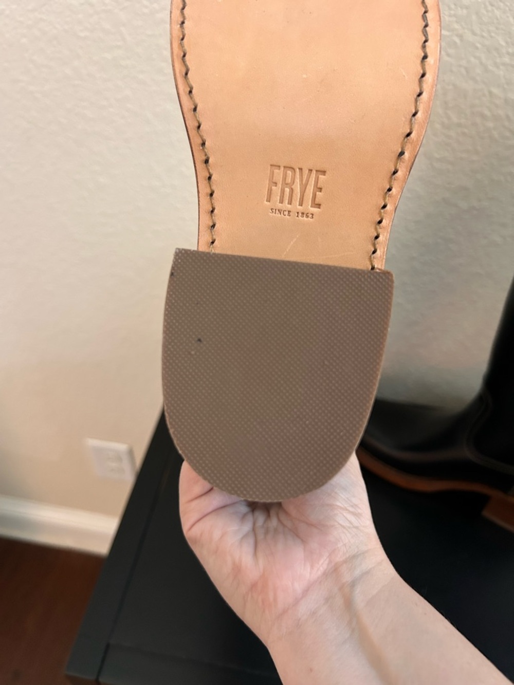 New Frye Campus 14L Tall Boots Jet Black Shadow - Picture 7 of 8